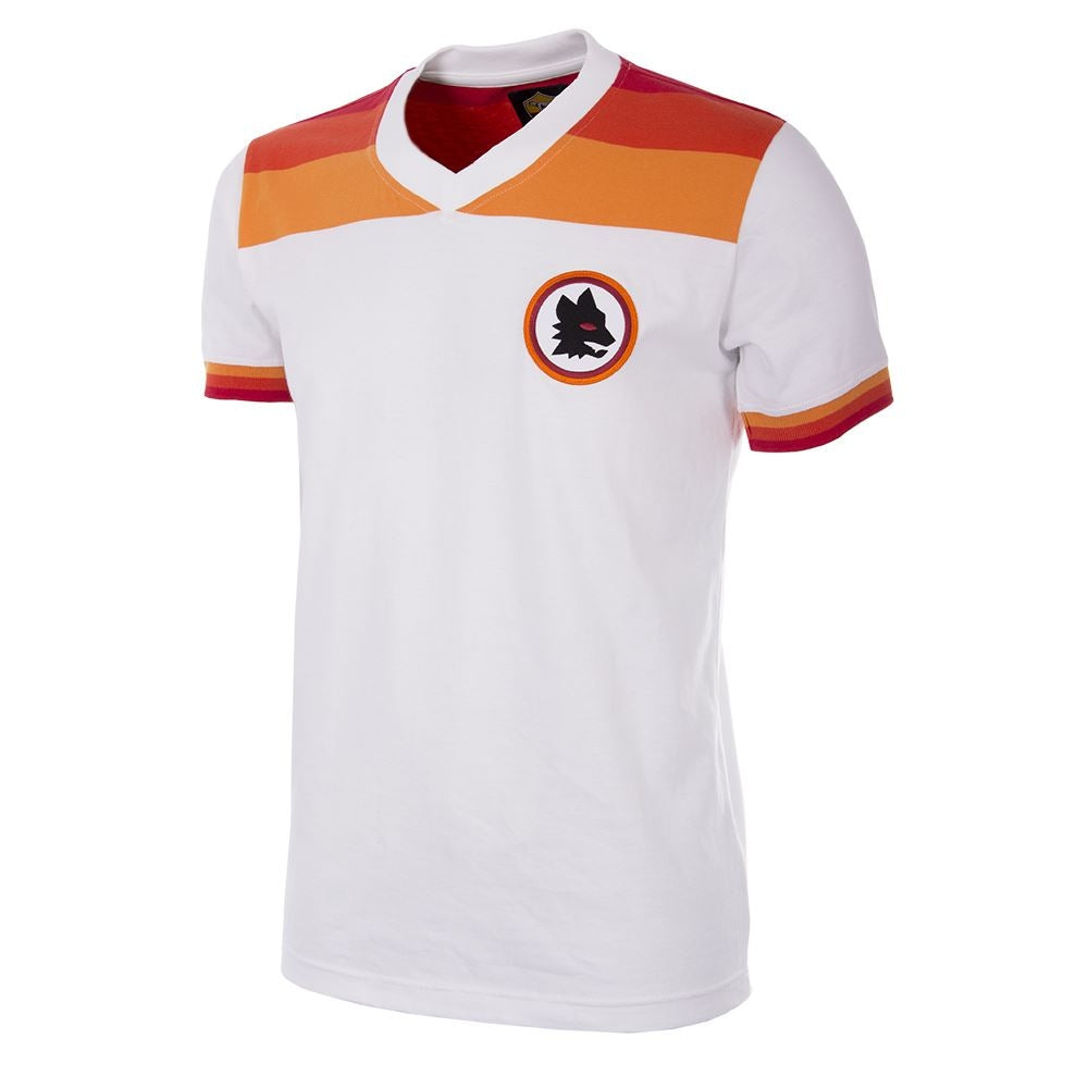 AS Roma 1978 - 79 Away Retro Football Shirt_0