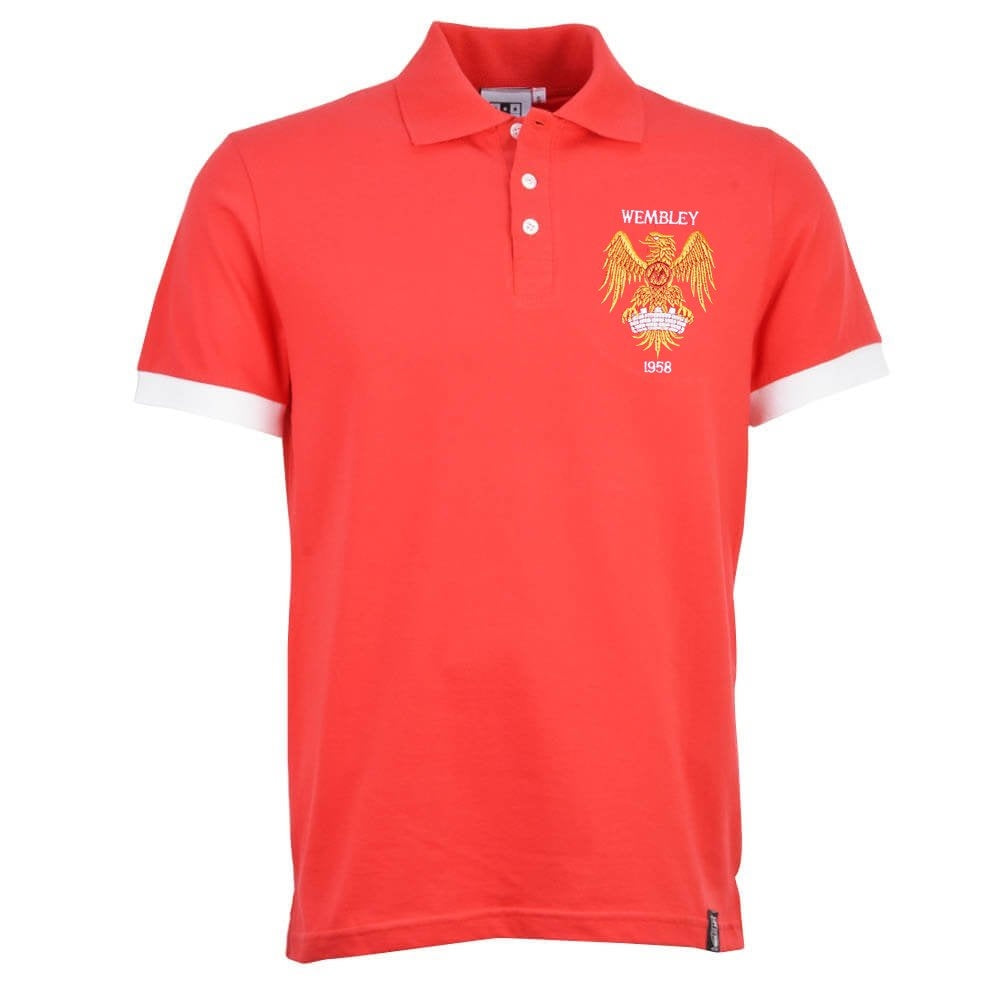 Manchester Reds 1958 Red Polo Shirt_0
