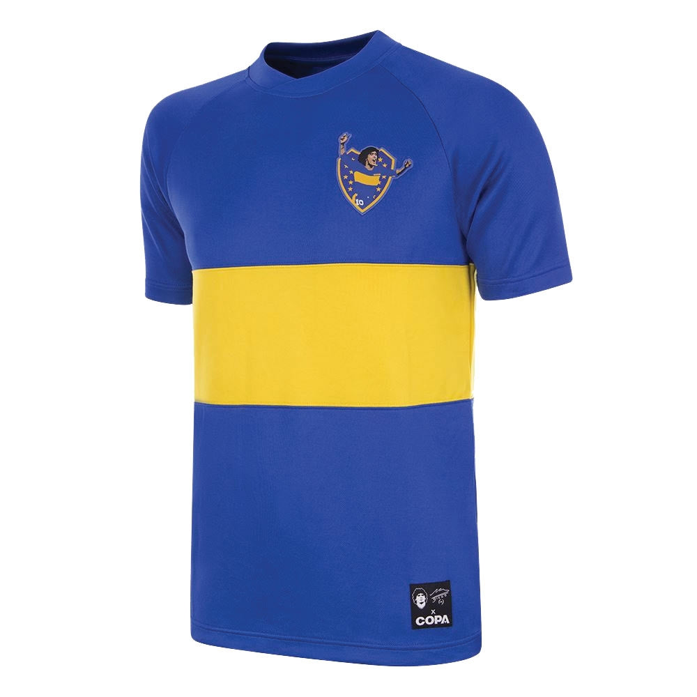 Maradona X COPA Boca 1981 - 82 Retro Football Shirt_0