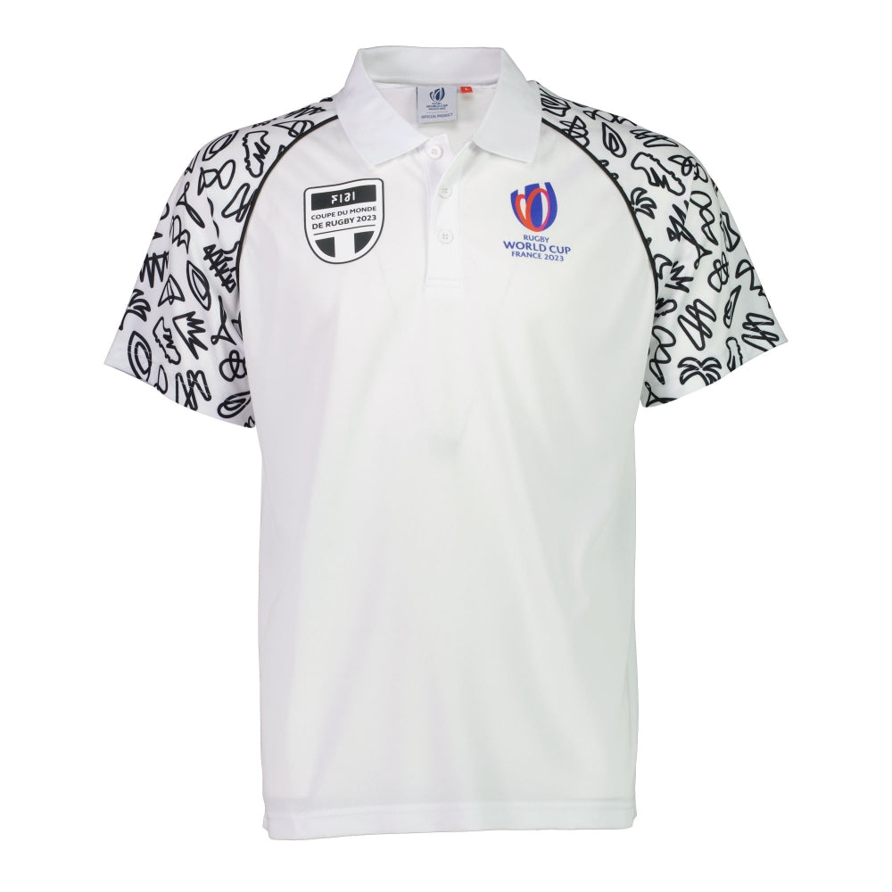 Rugby World Cup 2023 Fiji Polo - White_0
