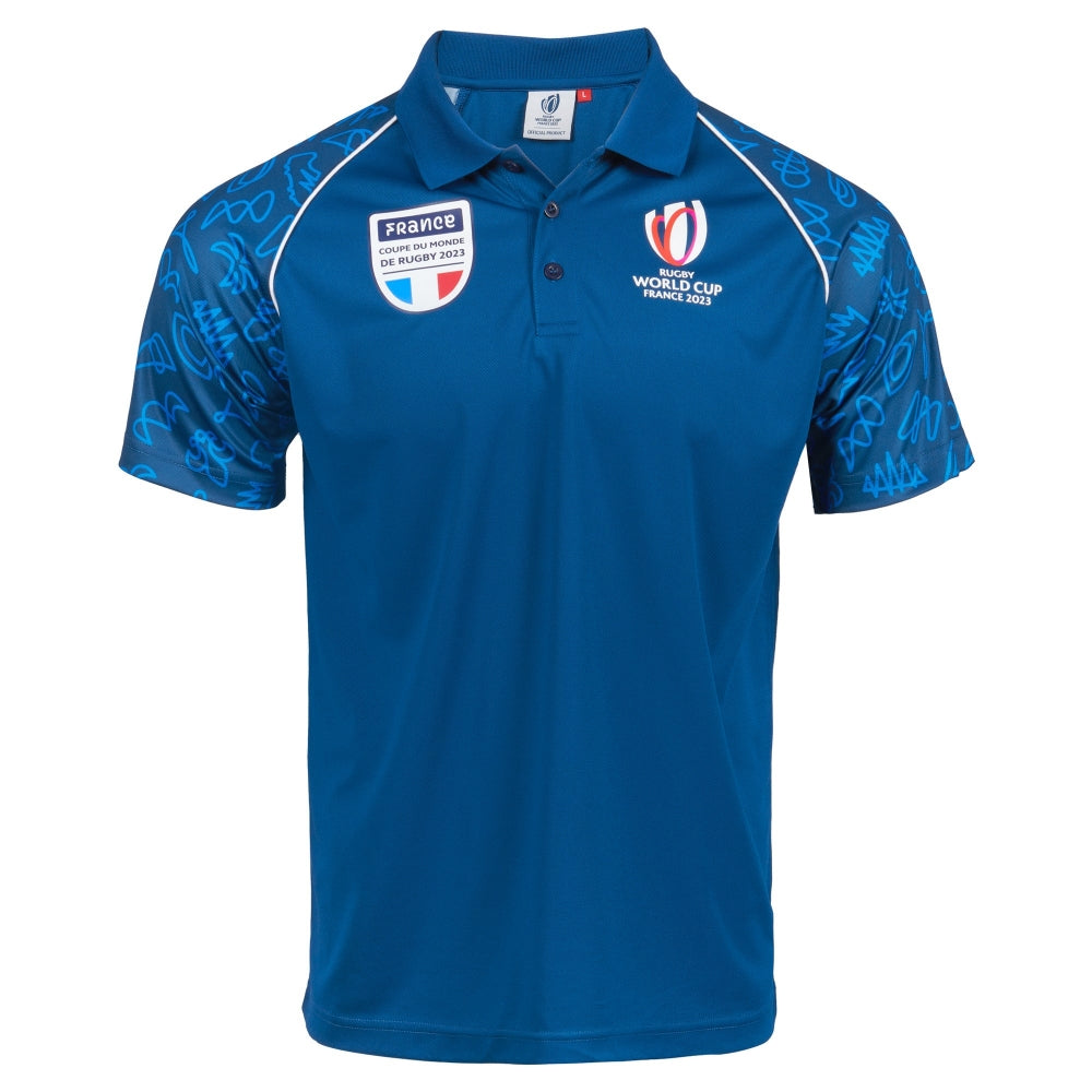 Rugby World Cup 2023 France Polo - Navy_0