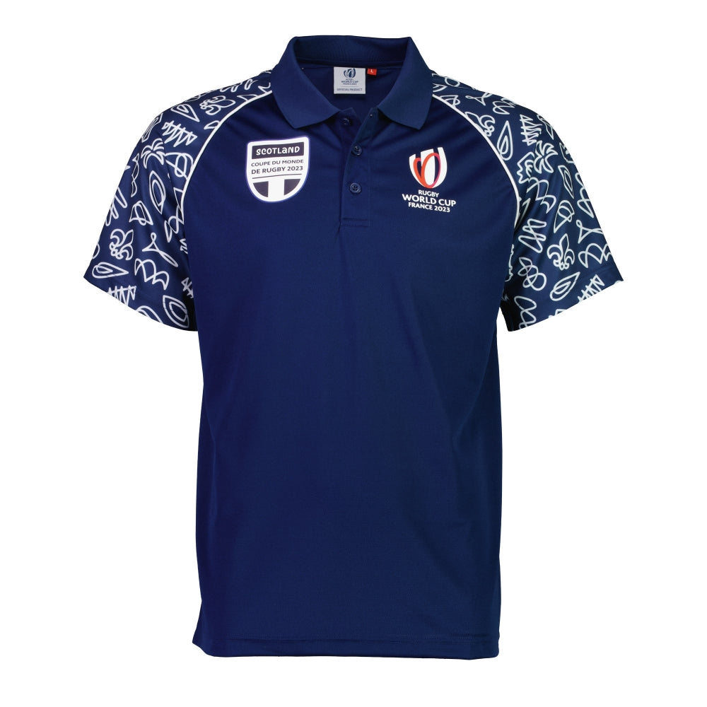 Rugby World Cup 2023 Scotland Polo - Navy_0