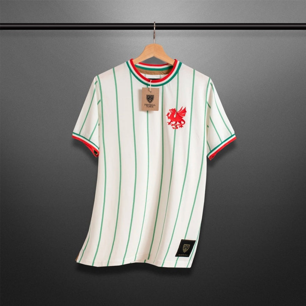 Vintage Wales The Dragon Away Soccer Jersey_0