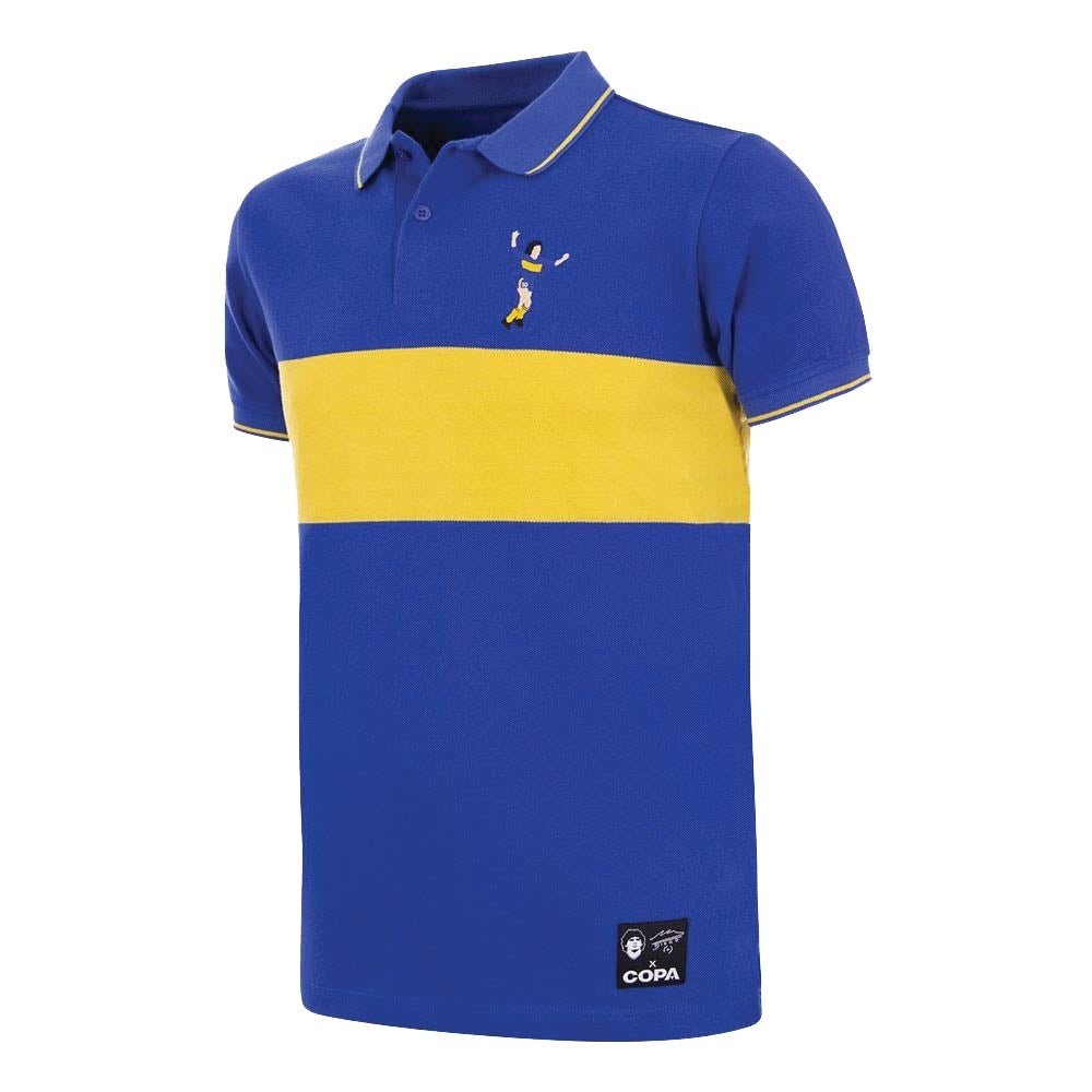 Maradona X COPA Boca Embroidery Polo Shirt_0