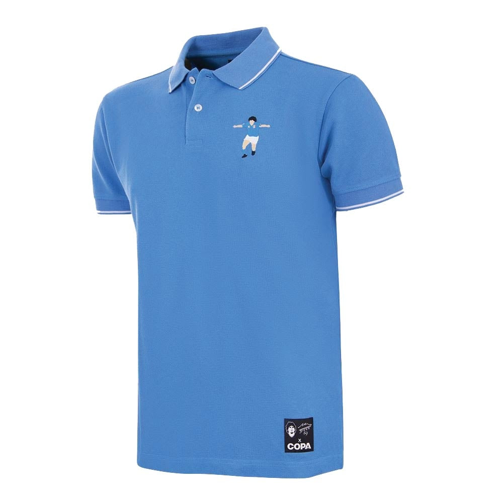 Maradona X COPA Napoli Embroidery Polo Shirt_0