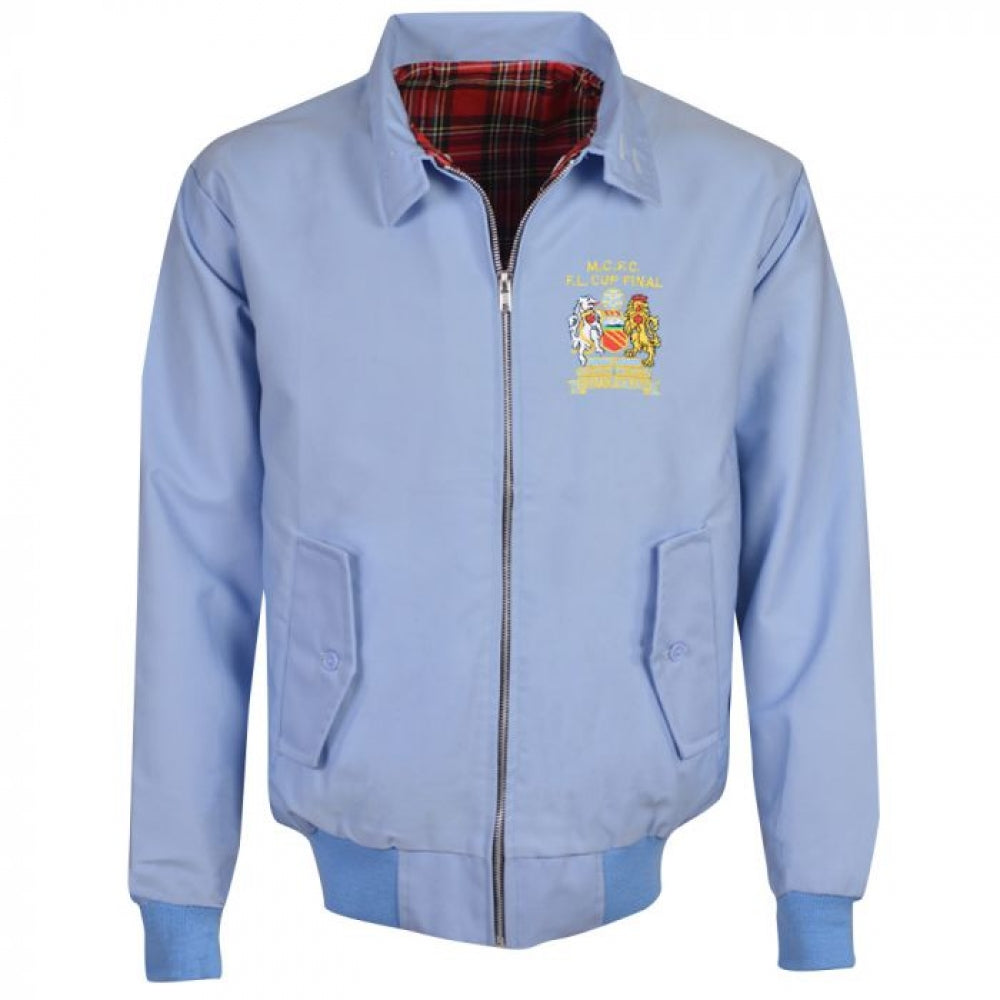 Manchester City Light Blue Harrington Jacket_0