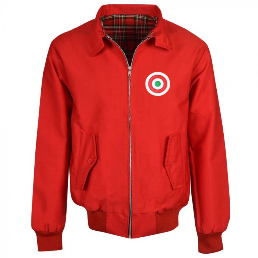 AC Milan Red Harrington Jacket_0