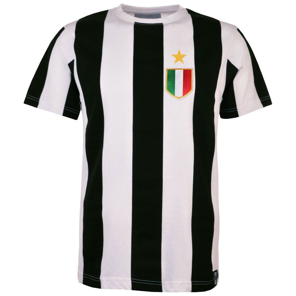 Juventus 12th Man T-Shirt - Black/White Stripe_0