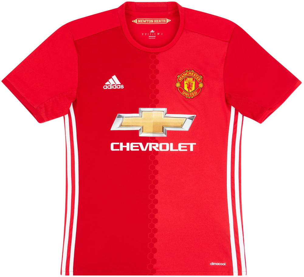 Manchester United 2016-17 Home Shirt (L) (Good)_0