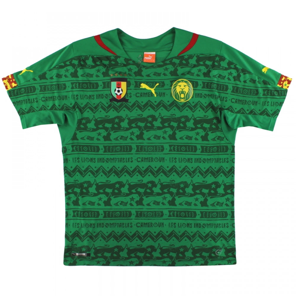 Cameroon 2014-15 Home Shirt (Mint)_0