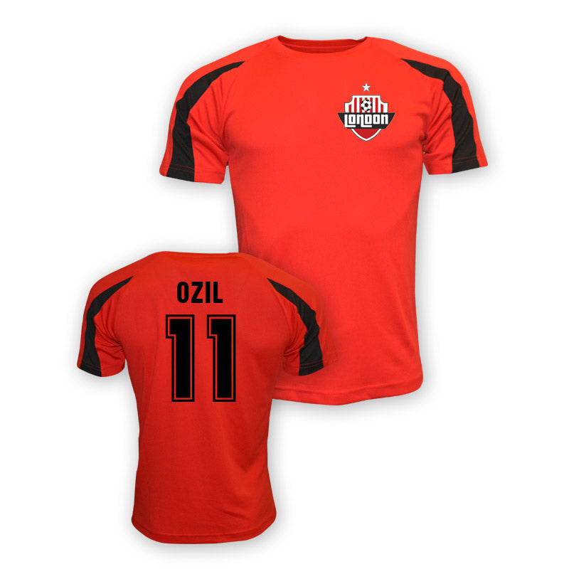 Mesut Ozil Arsenal Sports Training Jersey (red)_0