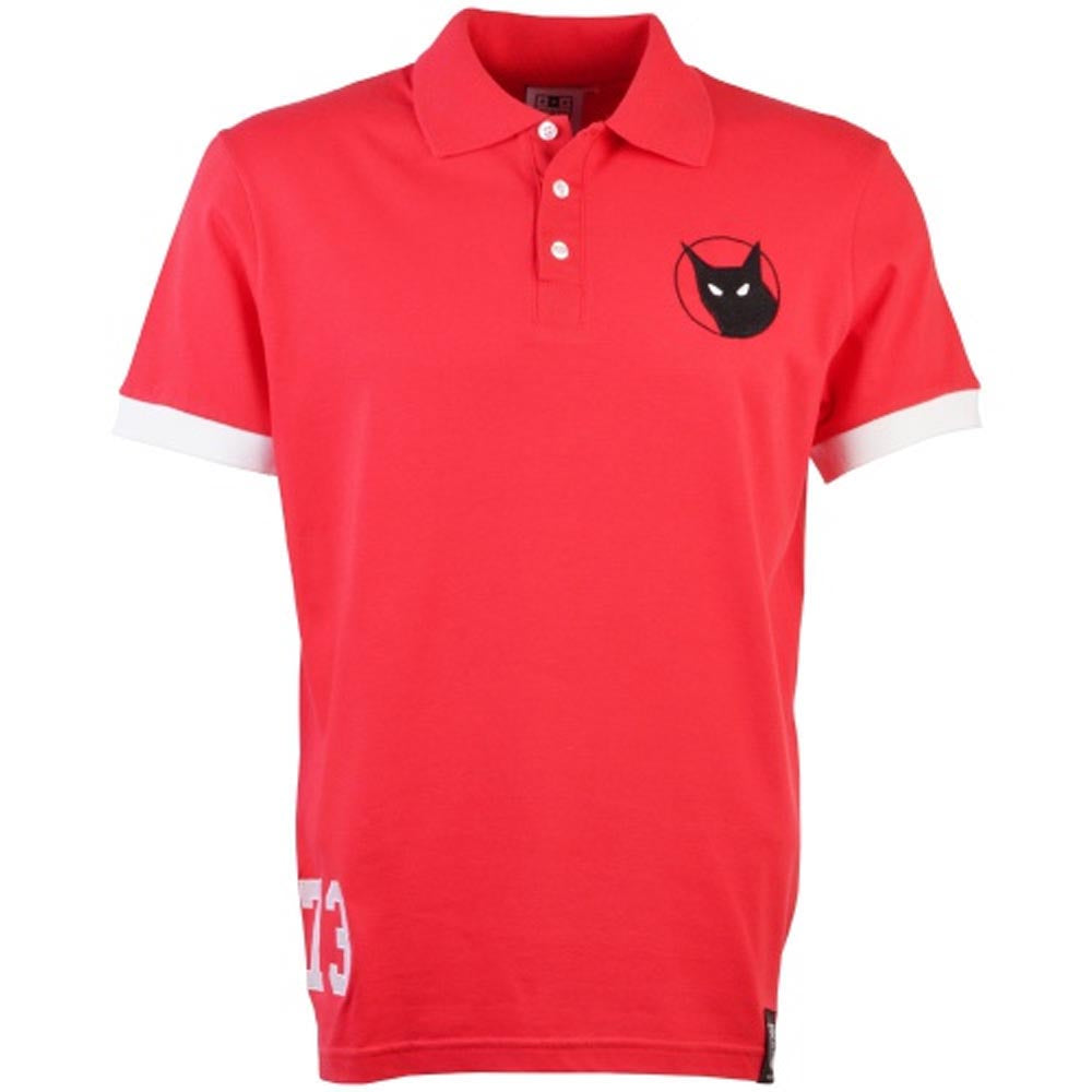 Sunderland Number 73 Retro Red Polo Shirt_0