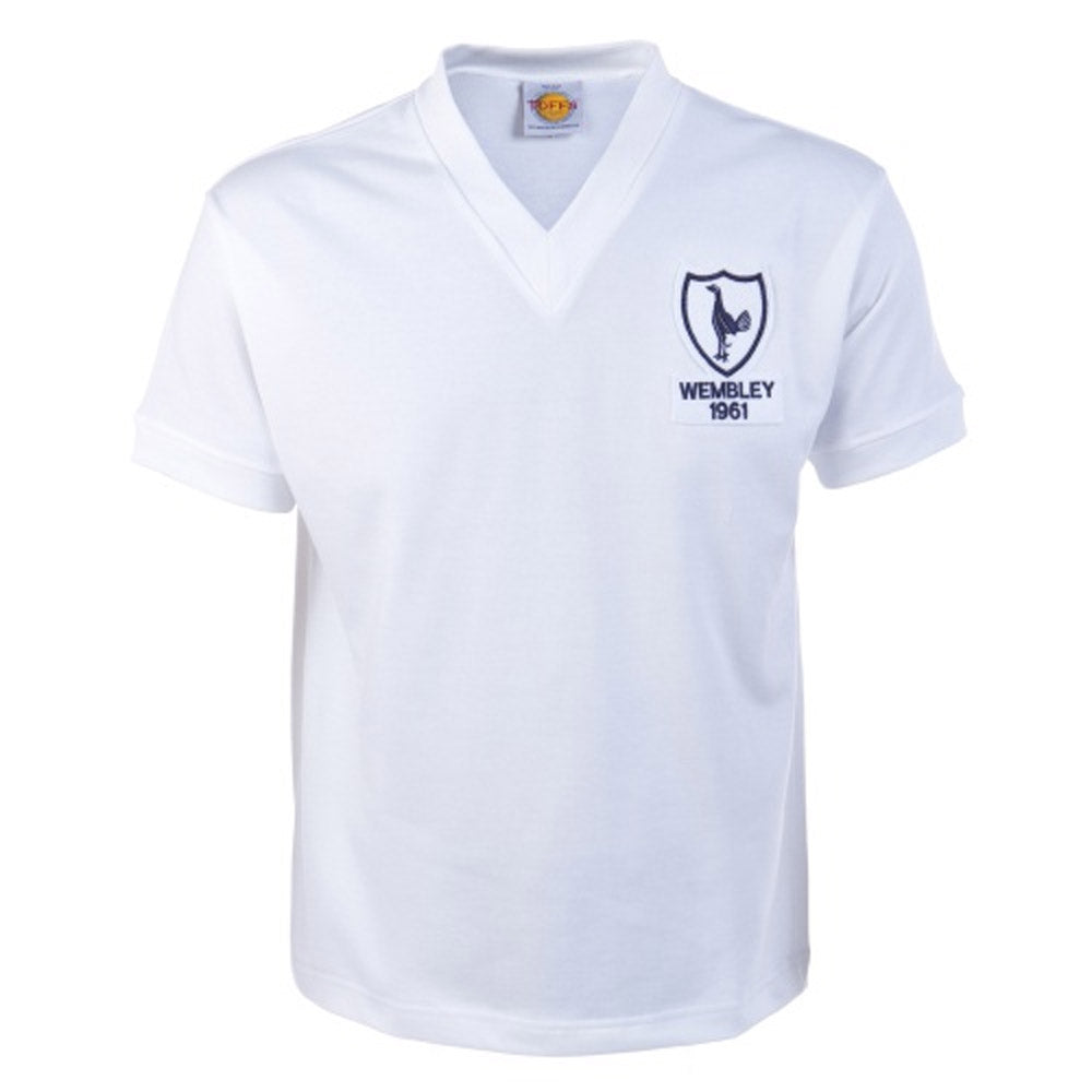 Tottenham Hotspur 1961 Wembley Retro Football Shirt_0