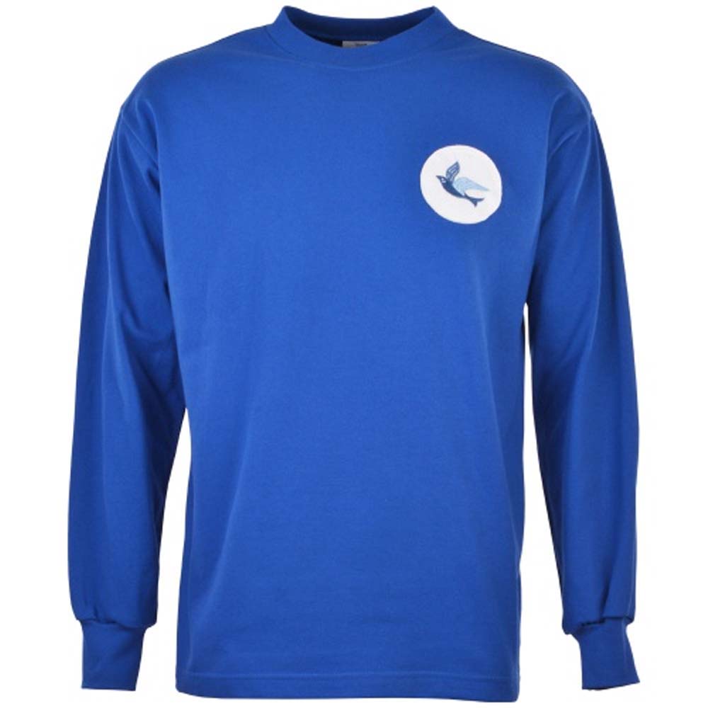 Cardiff City 1960s Retro Football Shirt_0