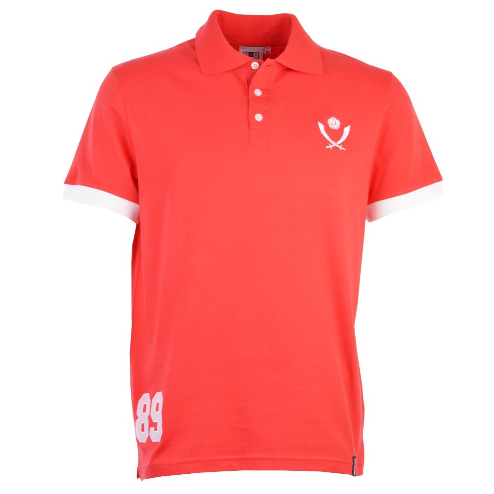 Sheffield United Number 89 Red Polo Shirt_0