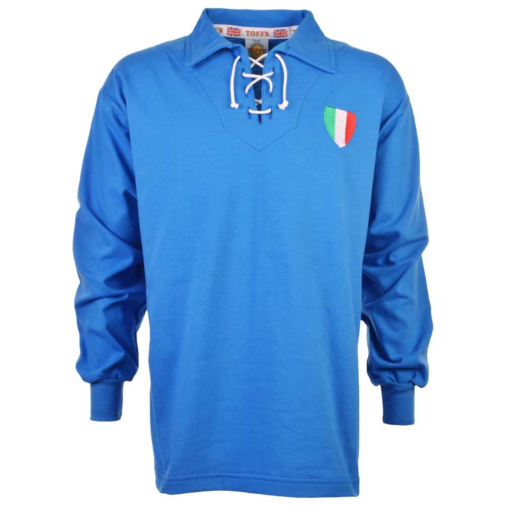 Italy 1940-1950s Retro Football Shirt_0