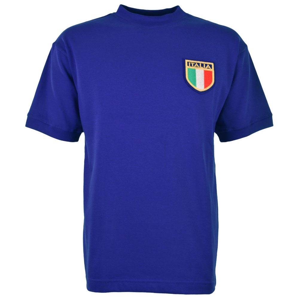 Italy 1970 World Cup Final Retro Football Shirt_0