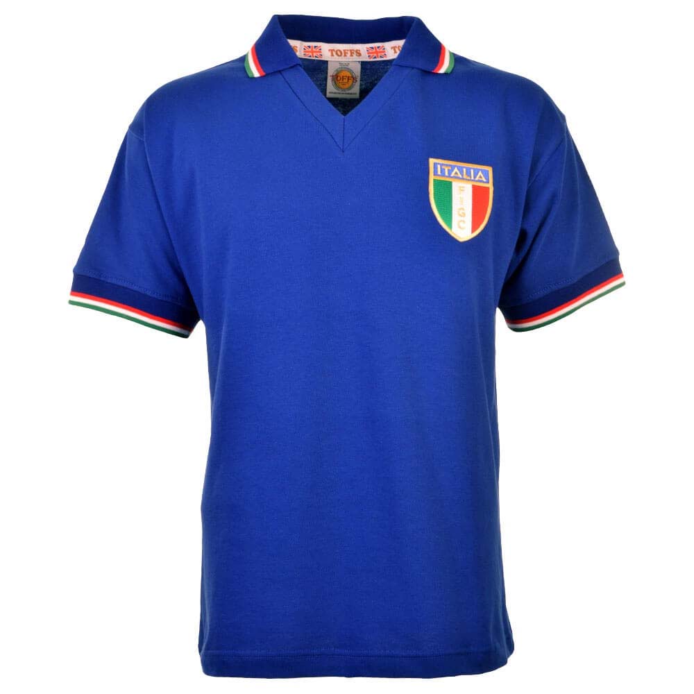 Italy 1982 World Cup Winners Retro Football Shirt_0