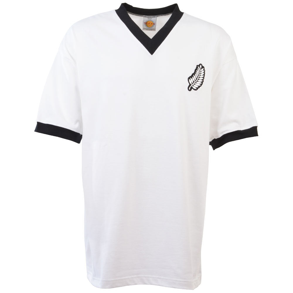 New Zealand 1960s-1970s Retro Football Shirt_0