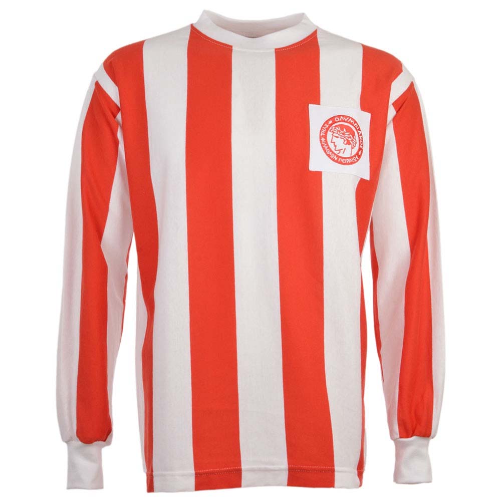 Olympiakos 1970s Retro Football Shirt_0