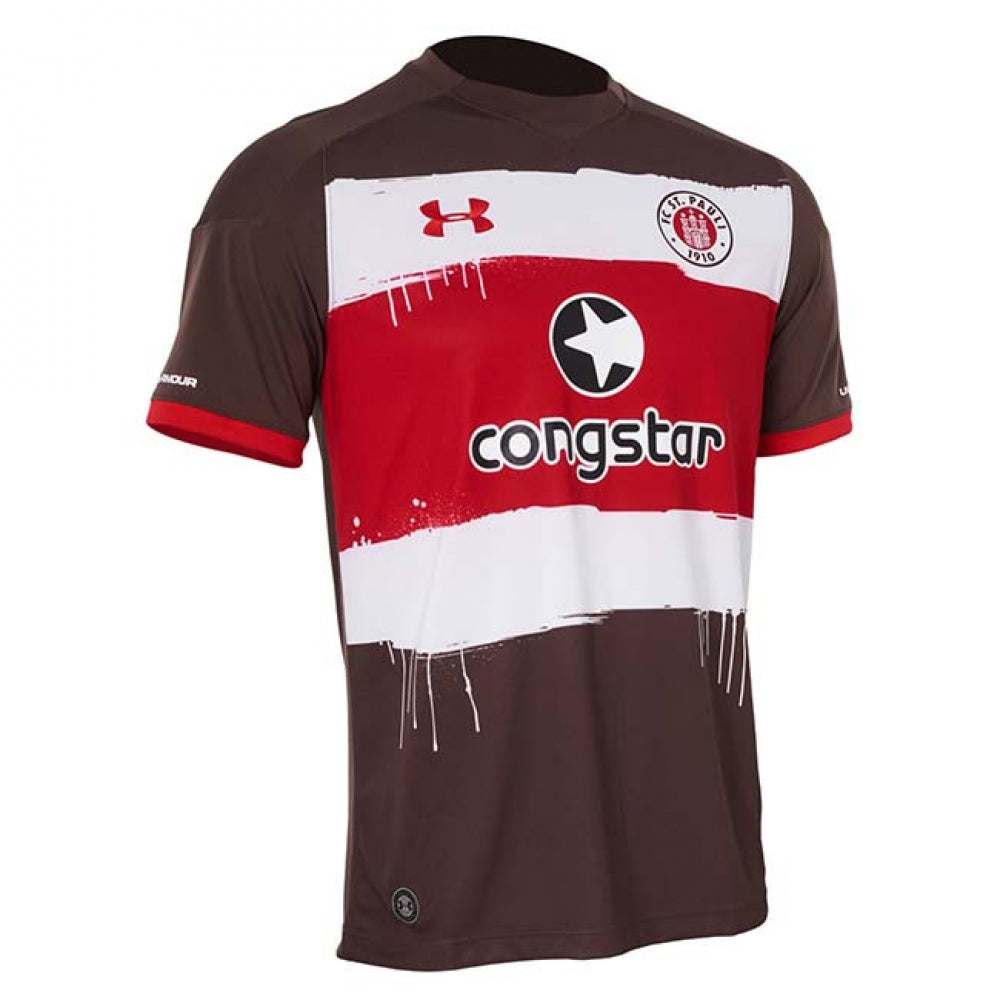 2017-2018 St Pauli Home Football Shirt_0