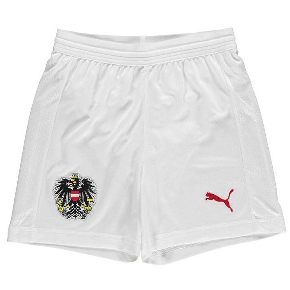 2018-2019 Austria Puma Home Shorts (White) - Kids_0