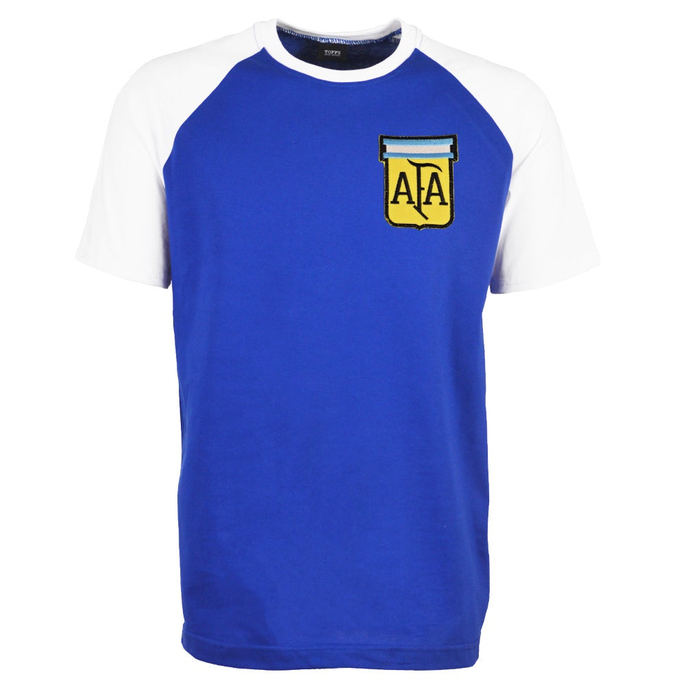 Argentina 2018 Raglan Away Retro Football Shirt_0