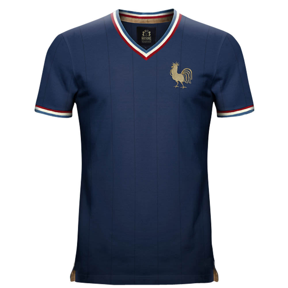 Vintage France Home Soccer Jersey_0