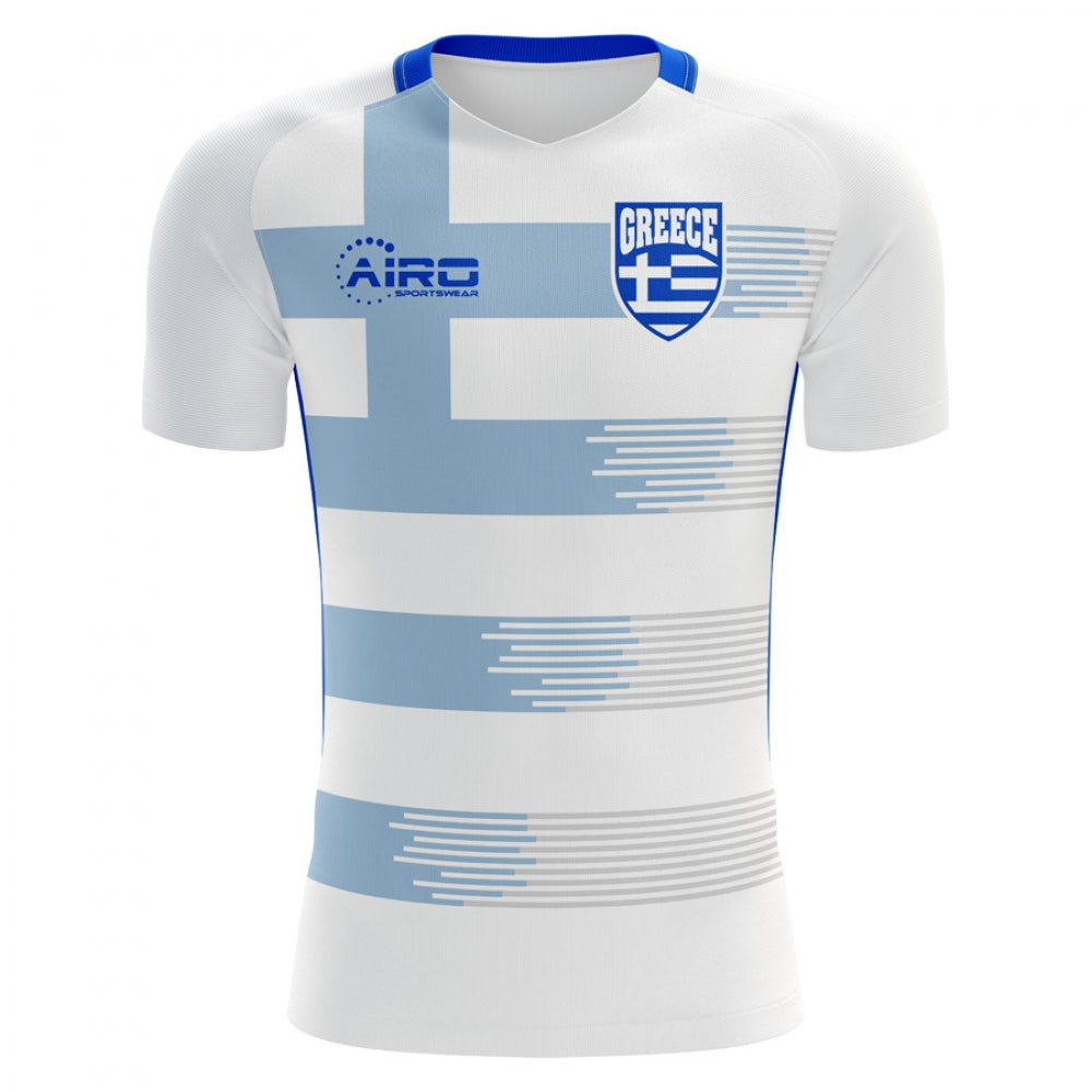 2023-2024 Greece Home Concept Football Shirt - Kids (Long Sleeve)_0