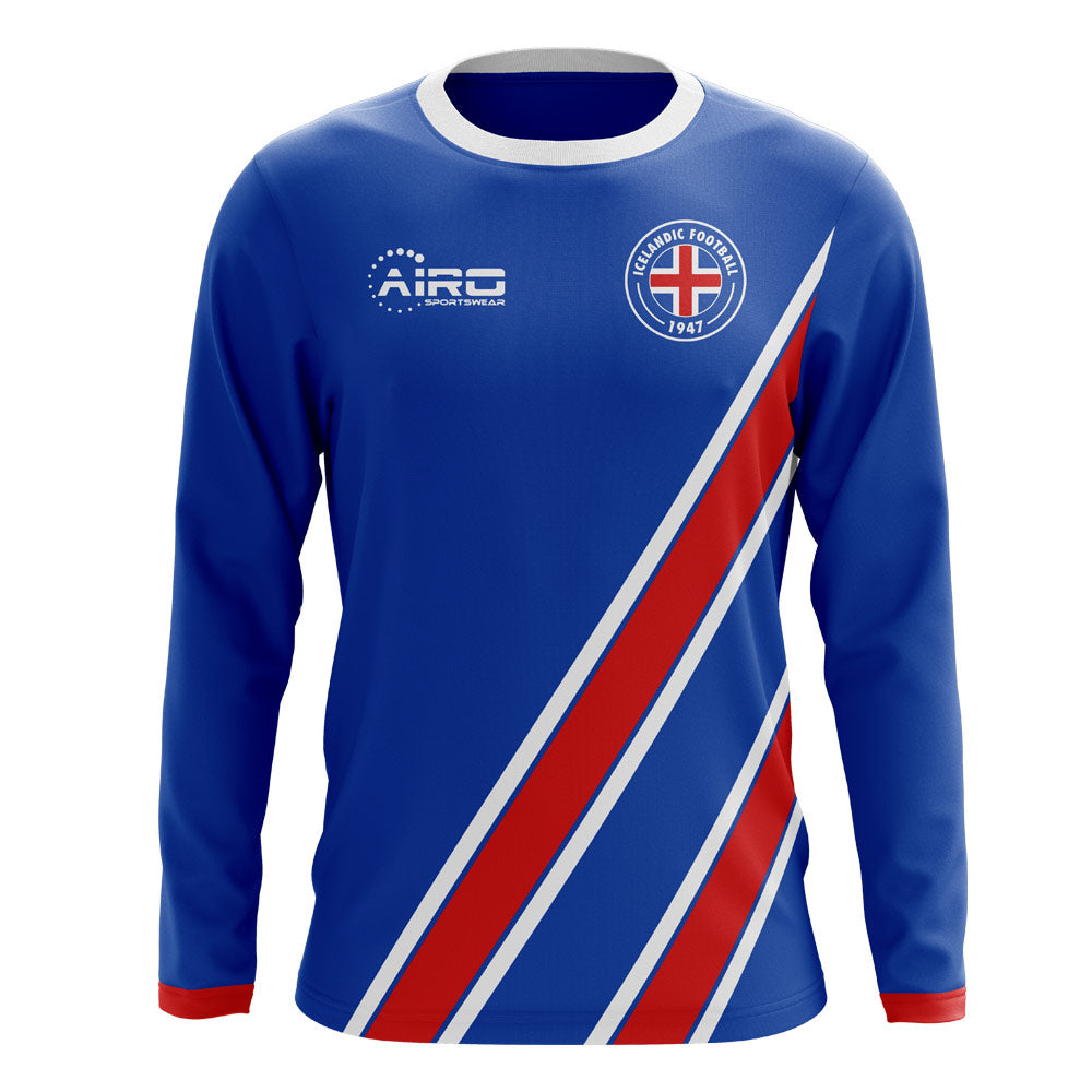 2023-2024 Iceland Long Sleeve Home Concept Football Shirt_0