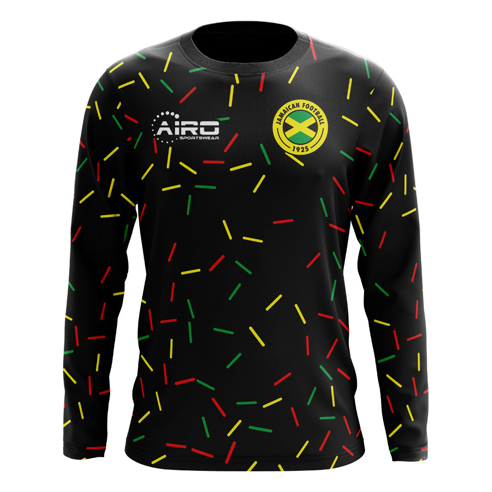 2023-2024 Jamaica Long Sleeve Third Concept Football Shirt_0