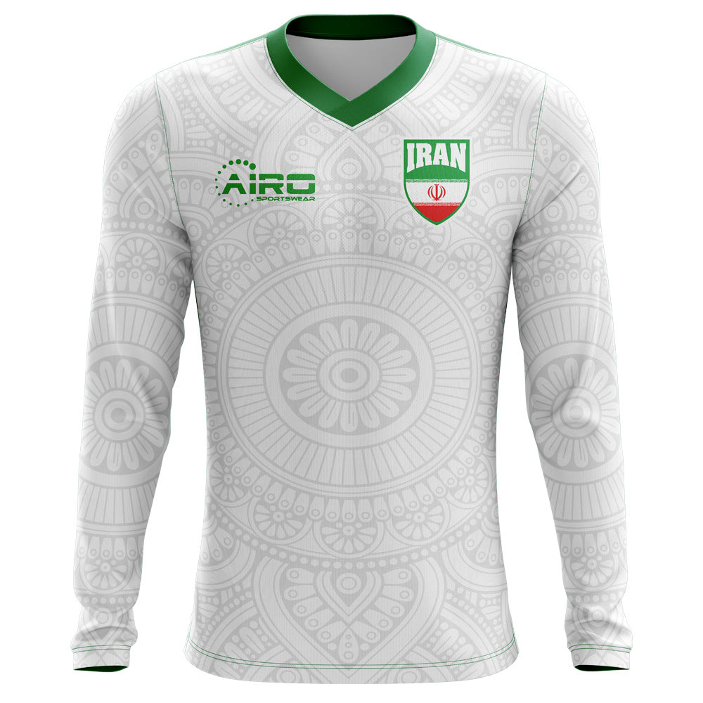 2023-2024 Iran Long Sleeve Home Concept Football Shirt (Kids)_0