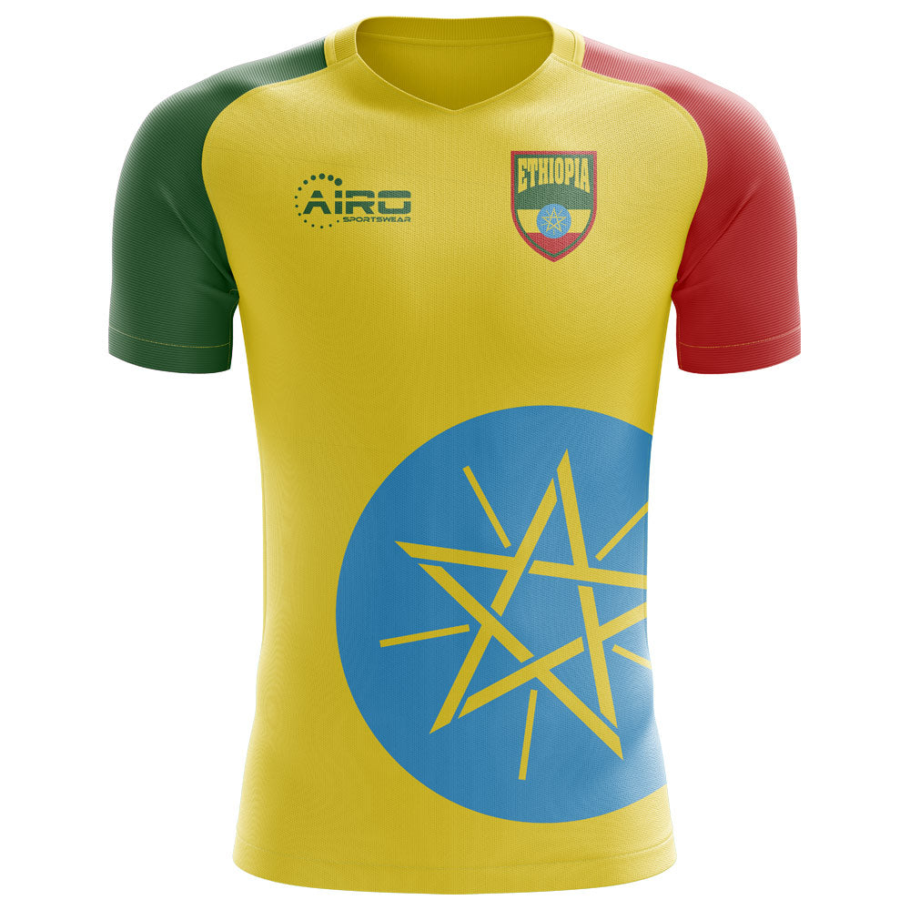 2023-2024 Ethiopia Home Concept Football Shirt - Kids (Long Sleeve)_0