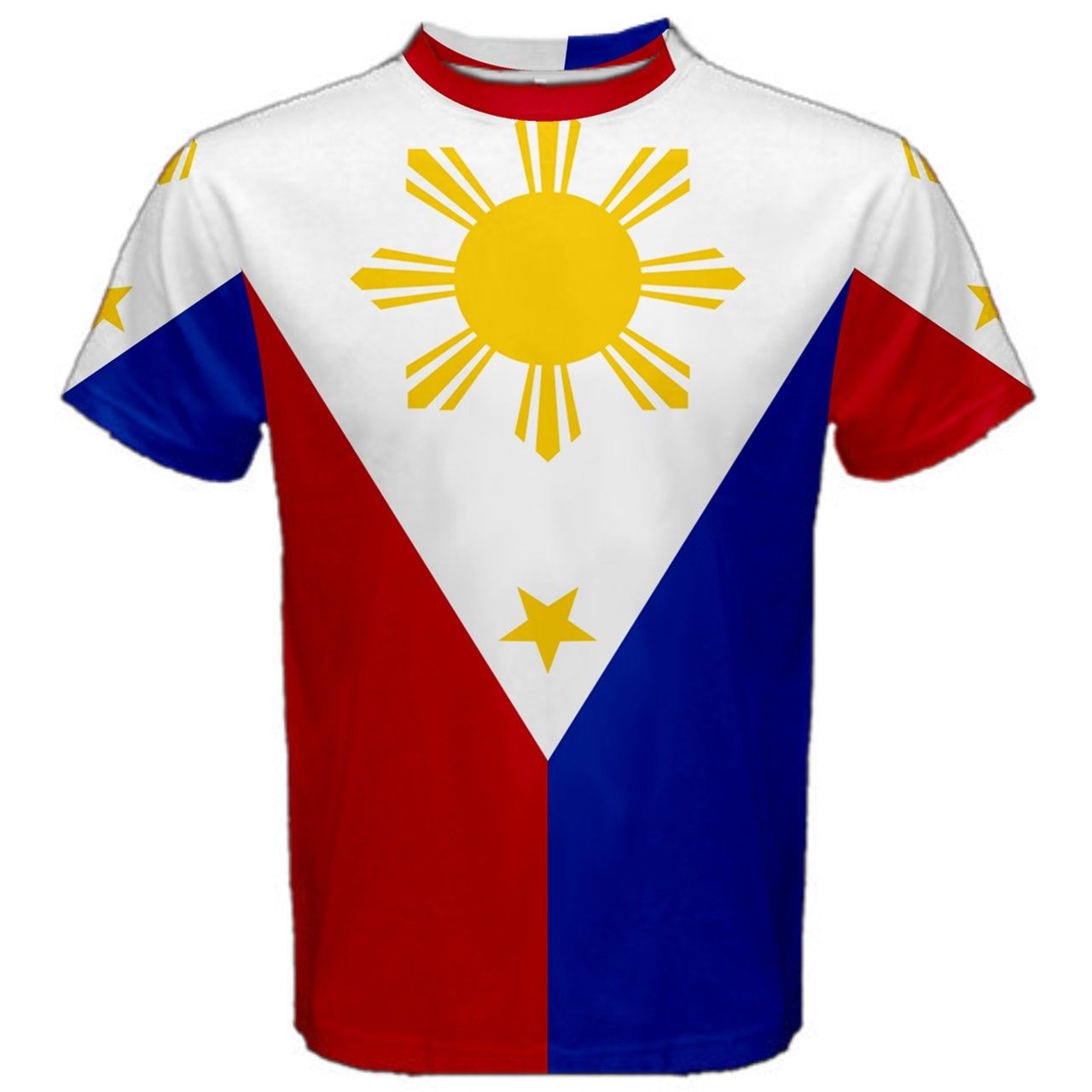 Philippines Flag Sublimated Sports Jersey - Kids_0