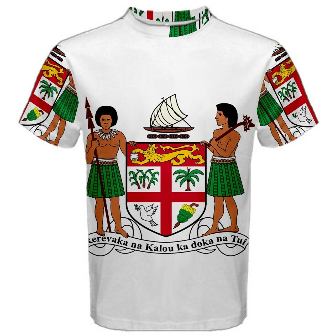 Fiji Coat of Arms Sublimated Sports Jersey_0