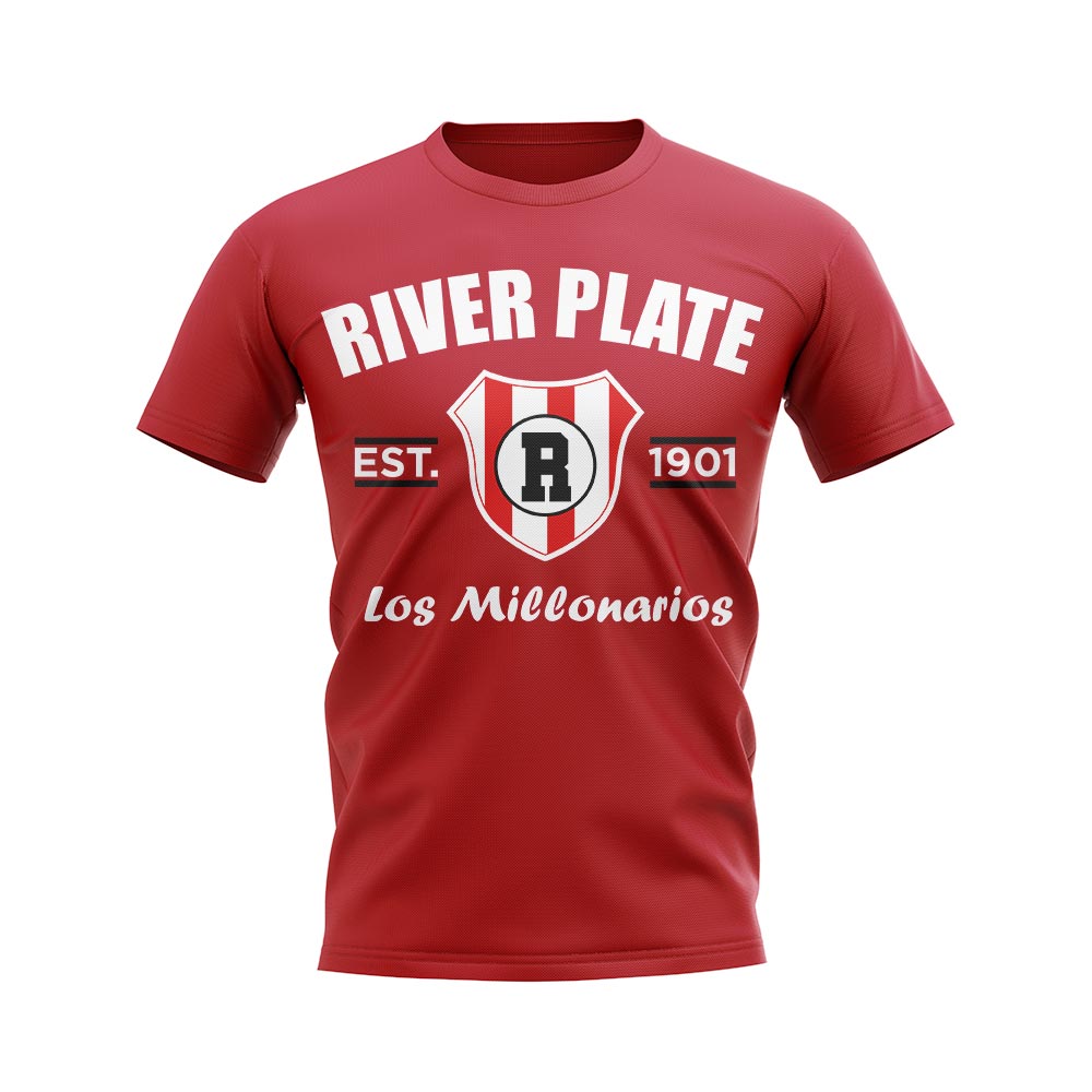 River Plate Established Football T-Shirt (Red)_0