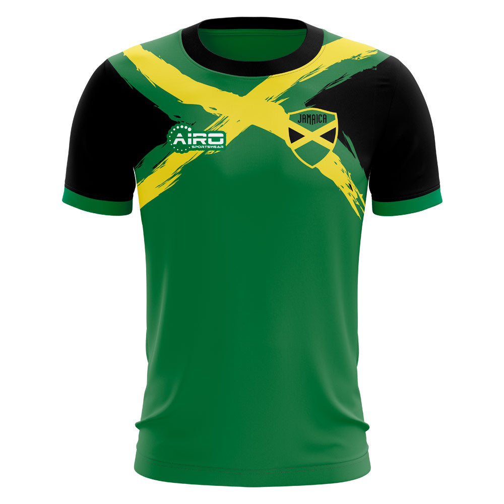 2023-2024 Jamaica Flag Concept Football Shirt - Little Boys_0