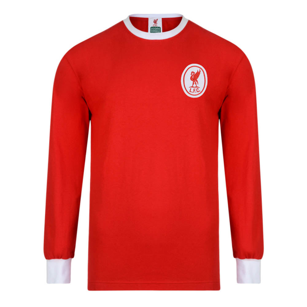 Score Draw Liverpool FC 1964 Long Sleeve Retro Football Shirt_0