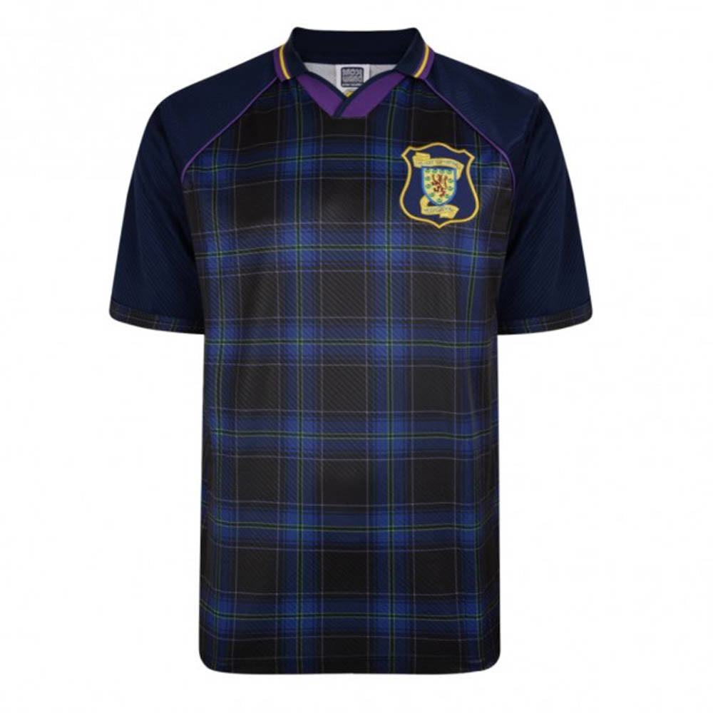 Score Draw Scotland 1996 Euro Championship Retro Football Shirt_0