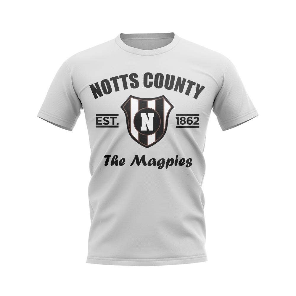 Notts County Established Football T-Shirt (White)_0