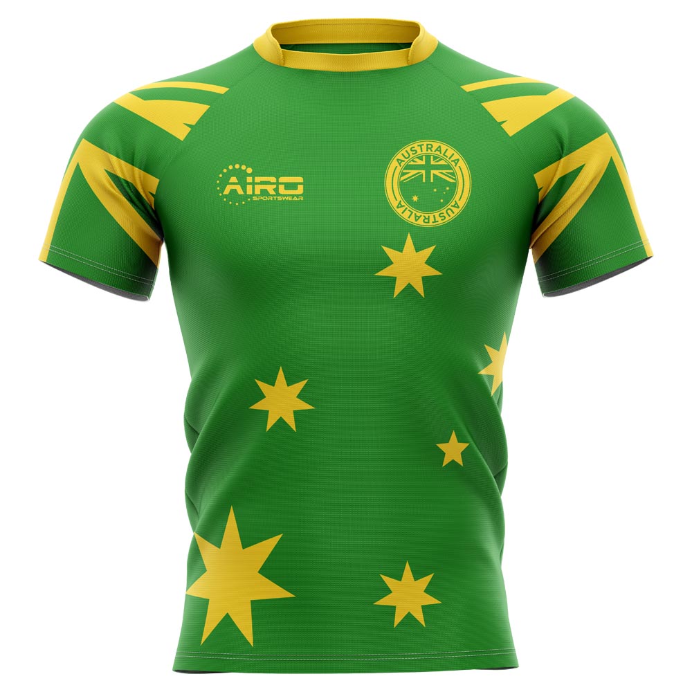 2023-2024 Australia Flag Concept Rugby Shirt_0