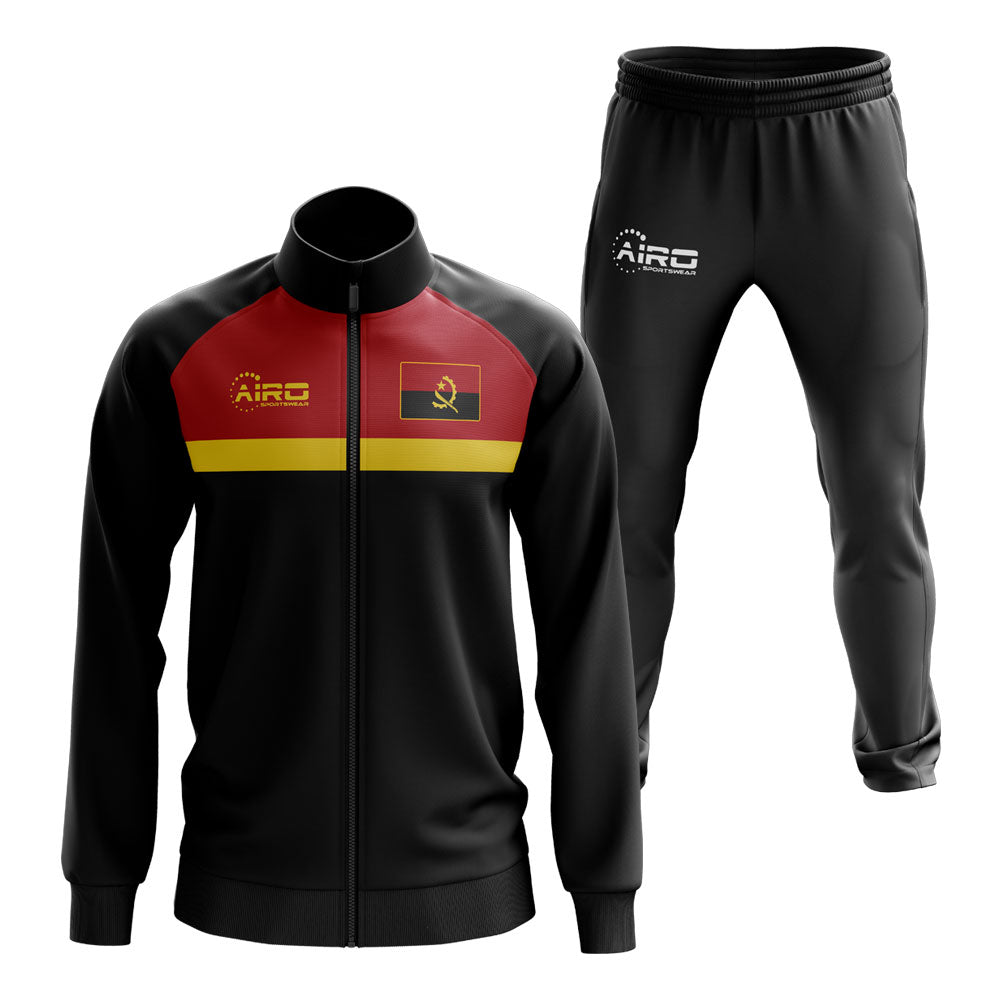 Angola Concept Football Tracksuit (Black)_0