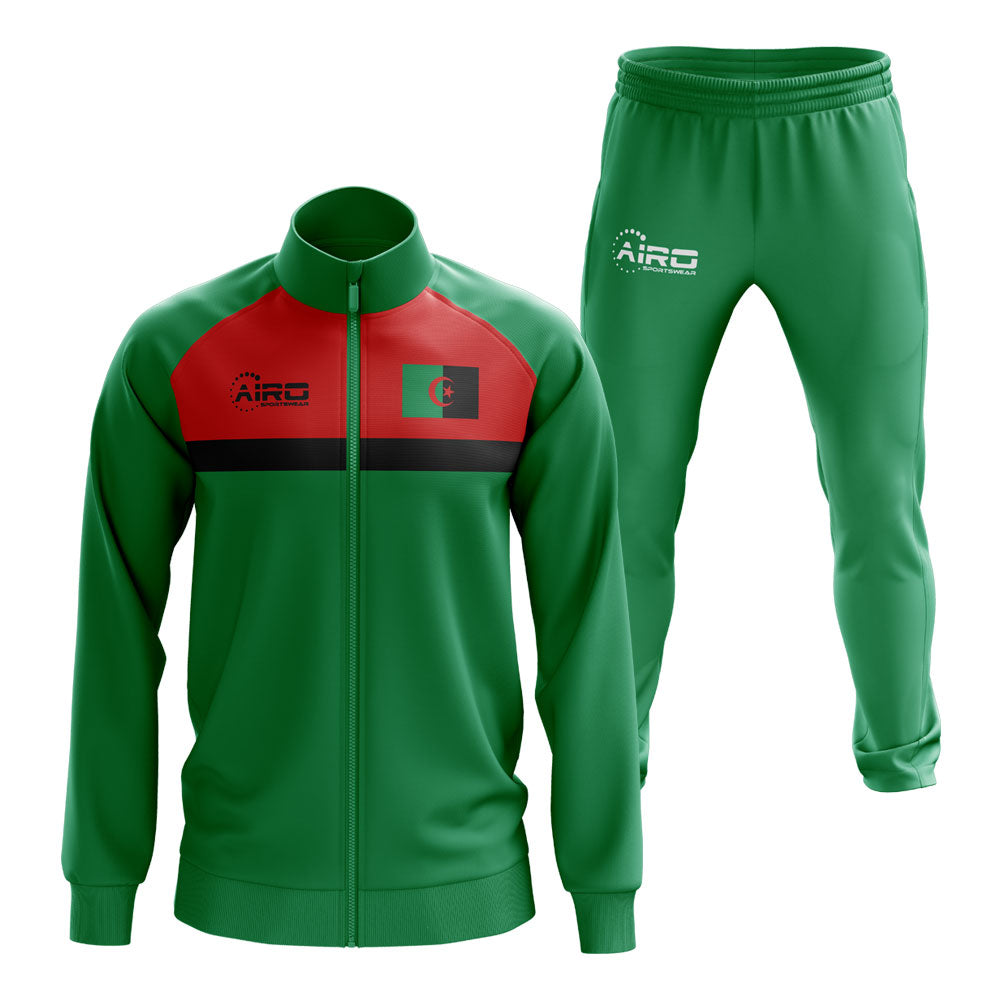 Algeria Concept Football Tracksuit (Green)_0