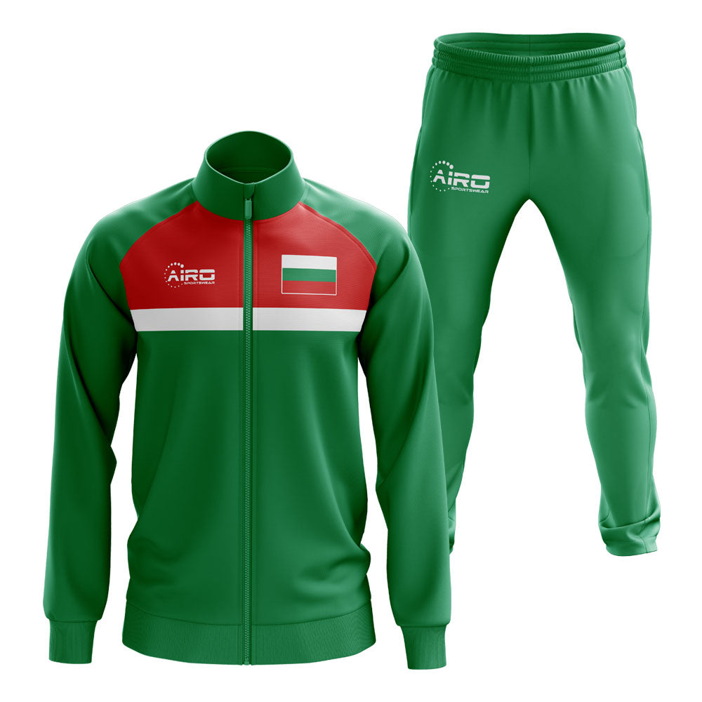 Bulgaria Concept Football Tracksuit (Green)_0