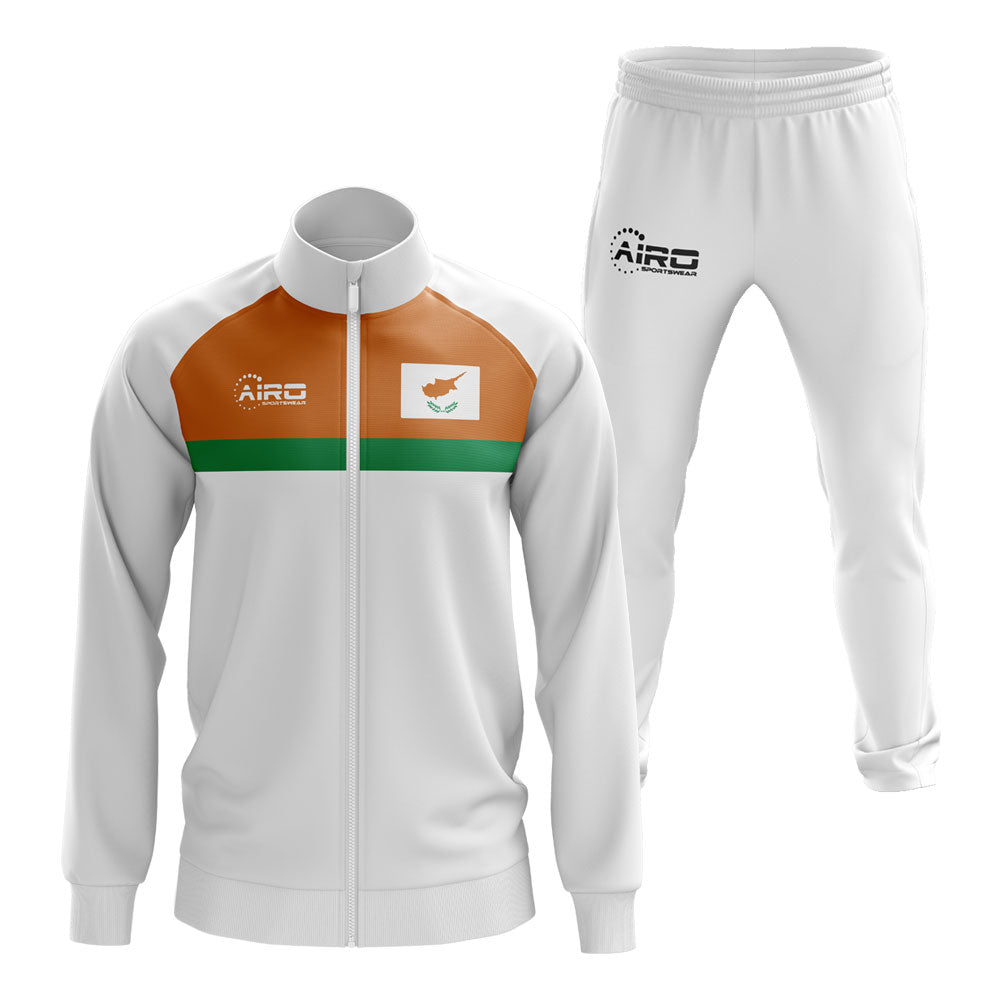 Cyprus Concept Football Tracksuit (White)_0