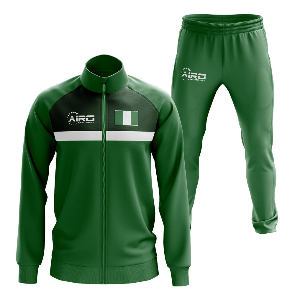 Nigeria Concept Football Tracksuit (Green)_0