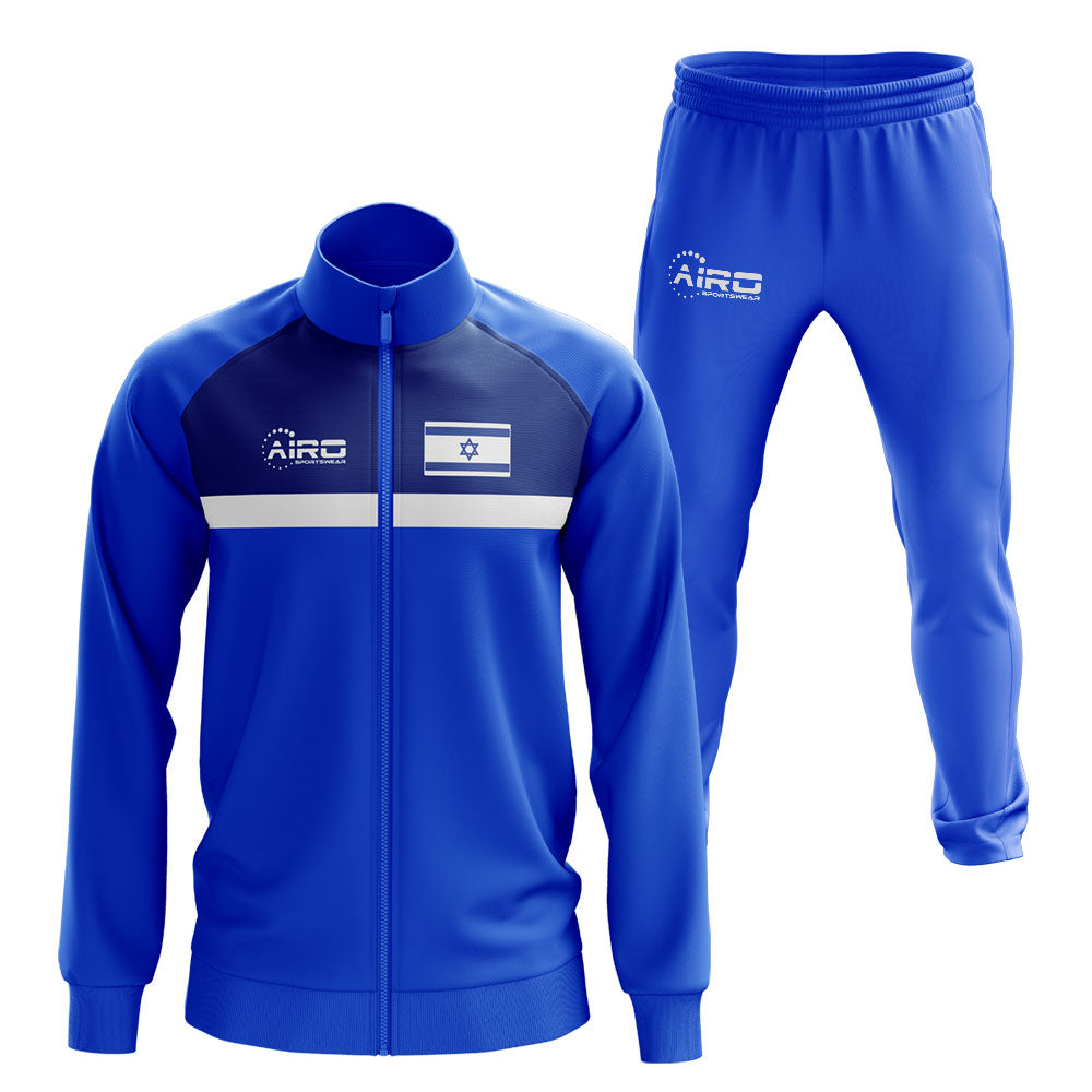 Israel Concept Football Tracksuit (Blue)_0