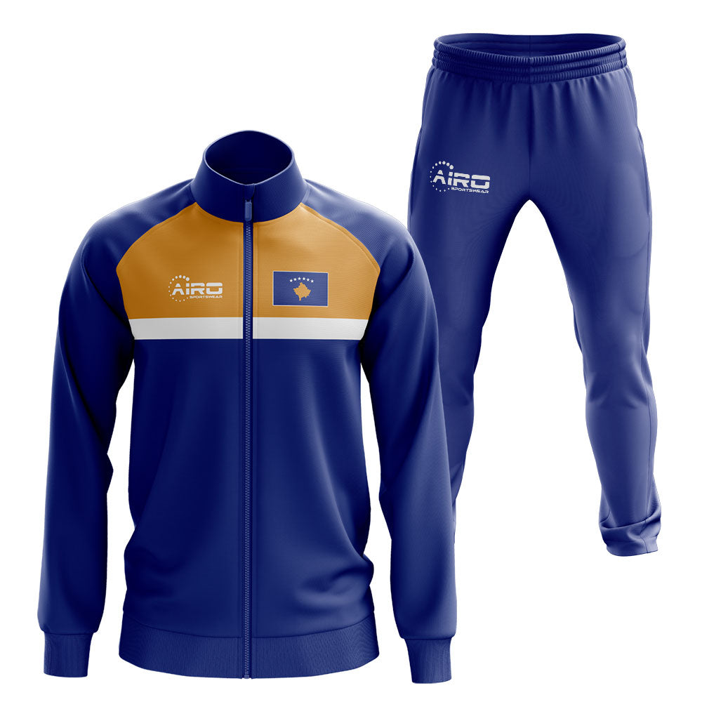 Kosovo Concept Football Tracksuit (Blue)_0