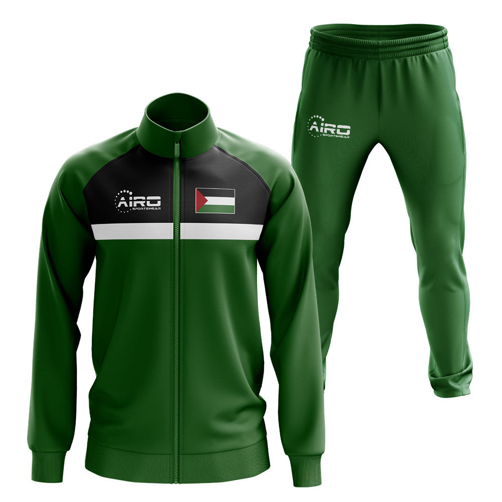 Palestine Concept Football Tracksuit (Green)_0