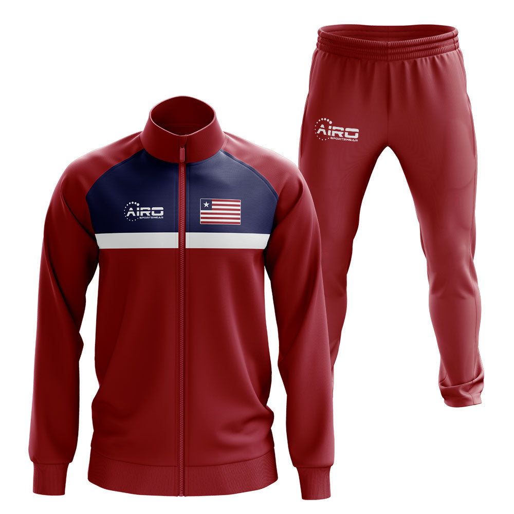 Liberia Concept Football Tracksuit (Red)_0